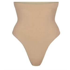 NWOT SKIMS Seamless Sculpt HIGH WAISTED THONG Color Sand Size Small